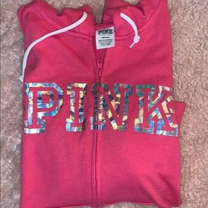 PINK Holographic Sweater